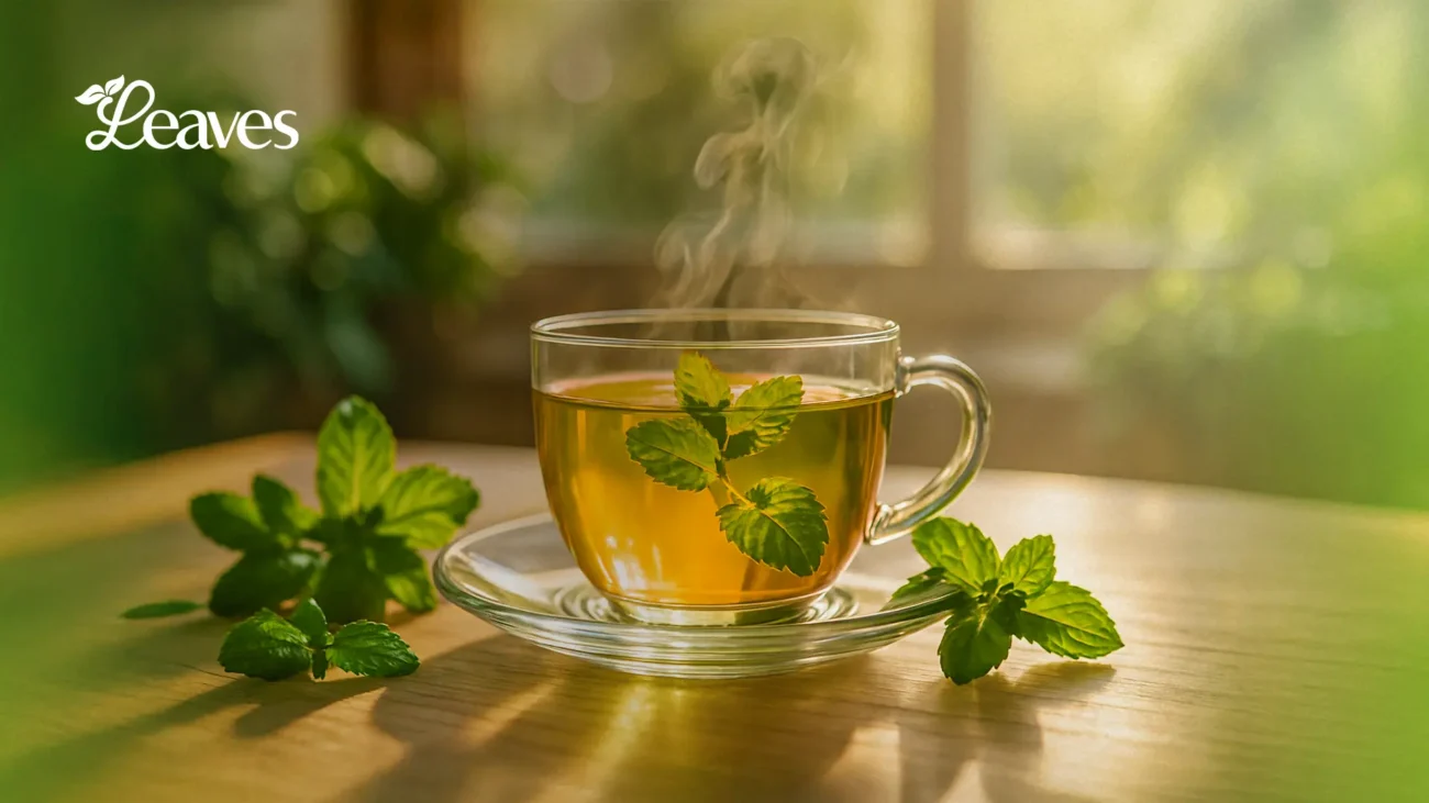 فوائد الشاي الأخضر بالنعناع